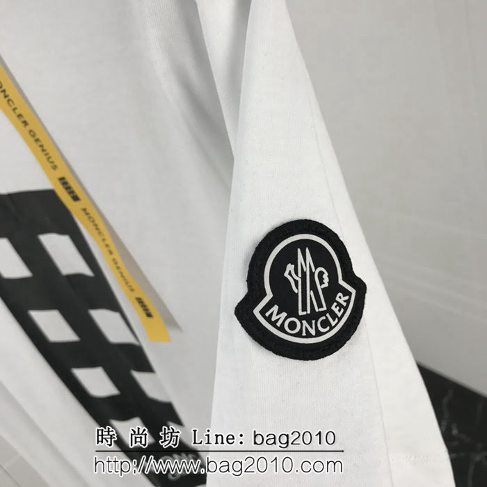 Moncler蒙口藤原浩合作系列 19ss早春新款短袖 數碼直噴印花 定制純棉面料 高版本男女同款 ydi2020